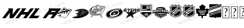 NHL Anaheim2006字体转换